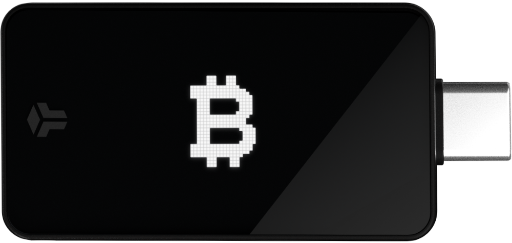 Hardware wallet Bitcoin screen